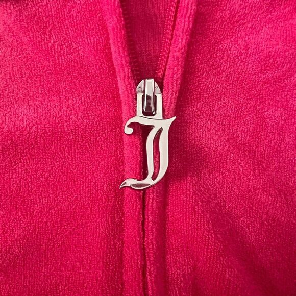 Juicy Couture Bling Terry Tracksuit Hoodie & Shorts Set- Size Medium - Picture 5 of 15